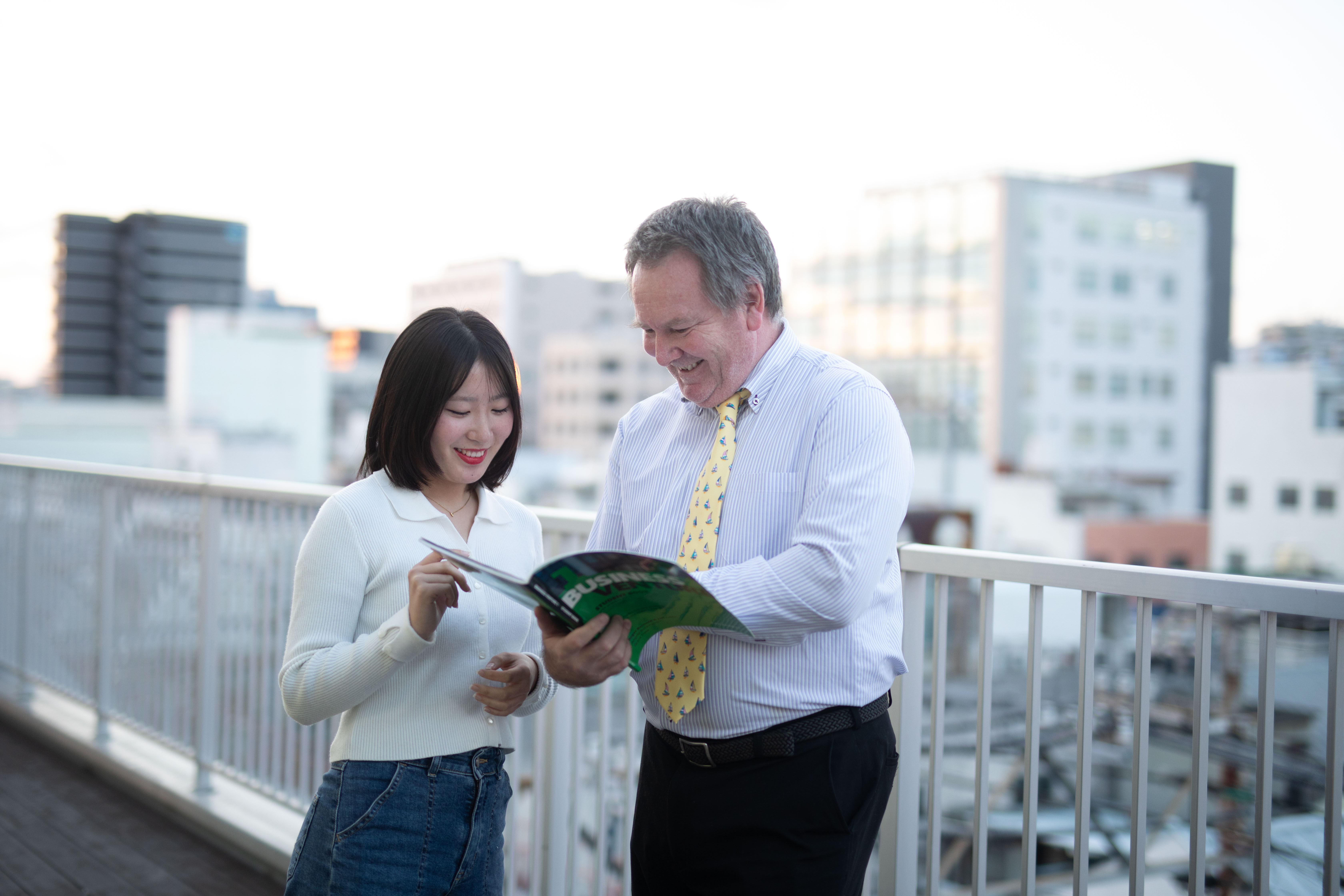 外国語学科 🌏✨ネイティブと話そう！ グレッグ先生と Let’s Speak English！✨